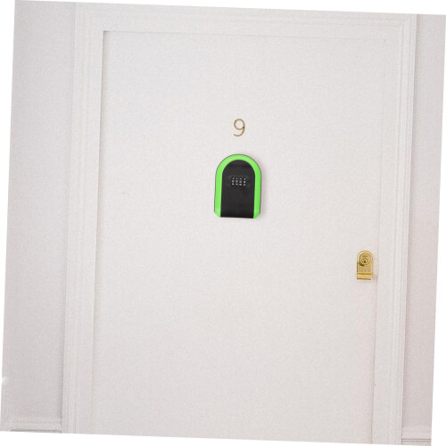 Outdoor Key Lock Box with 4 Digit Code, Durable Combination Key Safe for Home and Office 2
