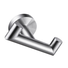 Stainless Steel Wall Mounted Double Towel Hook Rust Resistant Heavy Duty Bathroom and Kitchen Organizer