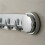 Strong Suction Cup Towel Rack Set, Drill Removable Bathroom Wall Hooks, Polished Silver 3Pcs 3