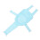 Air Mesh Baby Bath Seat Insert Sling Light Blue 3