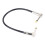 Guitar Patch Cable 6.35mm Metal Core Noise Shield Right Angle Pedal Cord 2
