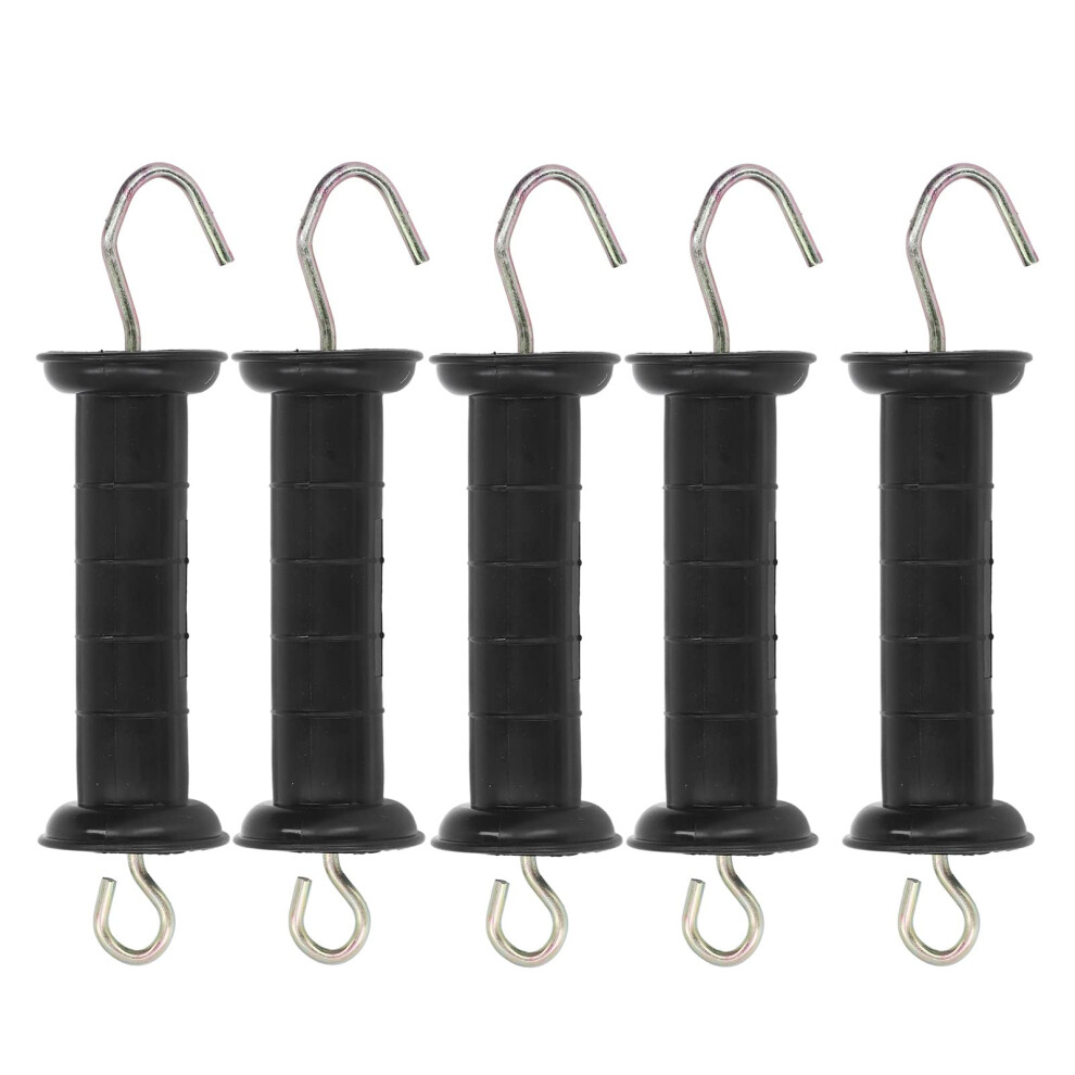 5Pcs Heavy Duty Electric Fence Gate Handle Set, Insulated Grip With Galvanized Spring For Farm Livestock 9073542055402