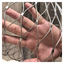 304 Stainless Steel Wire Rope Mesh 2x6m Rustproof Outdoor Safety Net for Balcony or Stair Railing 5cm