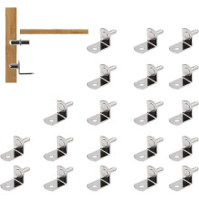 20 Regalhalter 6mm L-kompatibel mitm kompatibel mit Schränke