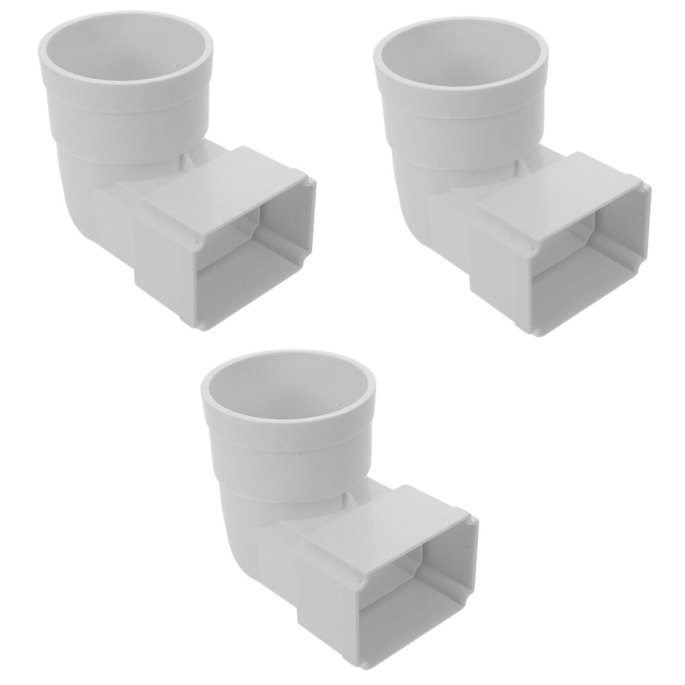 3Pcs Downspout Diverter Kit For Rain Barrel, Durable Leakreducing Gutter Adapter 9351714460255