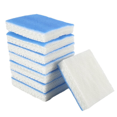 8 Pack Upgrade HFT600 Replacement Humidifier Wicks Fil-TER for HEV615, HEV620 1
