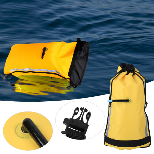 Kayak Paddle Float with Quick Auto Inflation, Durable Airtight Construction and Stable Buoyant Support 1