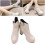 Beige PU High Heels 235mm (9.25in) Size 37 3