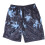 Blue 3D-Printed Board Shorts Men L Mesh Breathable 13