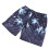 Blue 3D-Printed Board Shorts Men L Mesh Breathable 16