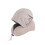 Firm Supportive Travel pillow Having secret Cover Design-brown 1