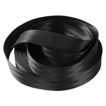 25mm Heavy Duty Nylon Webbing Roll Black Strap 10 Yards for Backpack, Bag Straps, Outdoor DIY Use