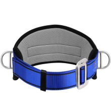 Safety Climbing Harness with Ergonomic Waist Pad and Corrosion‑Resistant D Rings for Construction