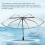 Clear Automatic 3-Fold Umbrella, 8 Ribs, 343g 5