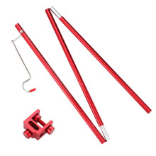 Folding Aluminum Camping Lantern Stand, Lightweight Adjustable Light Pole for Tent, Picnic and Hiking