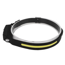 Rechargeable COB LED Headlamp with Motion Sensor, Brightness, USB Charging for Camping Outdoor