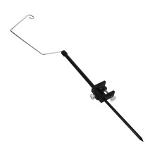 HeavyDuty Adjustable Camping Lantern Stand with Detachable Foldable Design and Stable Ground Stake