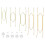 5Pcs Invisible Plate Hangers for Wall Decor, Adjustable Spring Wire Design, Durable Iron Build 1