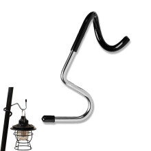 Camping Lantern Hook Anti Slip Stainless Steel S Shape Tent Lamp Hanger for Outdoor Pole 14x5cm