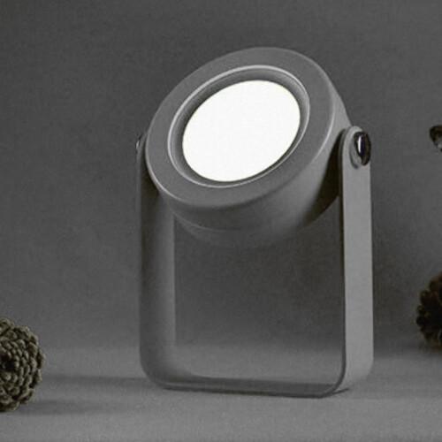 LED Camping Lantern Rechargeable with Touch Dimming Control, Foldable Indoor Outdoor Light with Handle, Grey 1