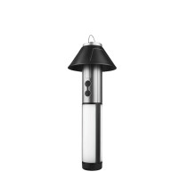 2 in 1 Rechargeable Camping Lantern Flashlight with Telescopic Design and Hook for Outdoor Emergency