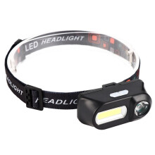 USB Rechargeable LED Headlamp 4000lm Dual Beam Lightweight Waterproof Head Torch for Camping