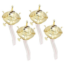 4pcs Oil Lamp Burner Replacement with Wick for Vintage Kerosene Lantern, Durable Alloy Parts