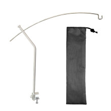 Camping Lantern Stand with Foldable Compact Design, Durable Alloy Frame, Fast Setup for Outdoor Table