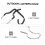 Camping Lantern Hook Stainless Steel Multi Functional Tent Light Hanger for Outdoor Camping 4