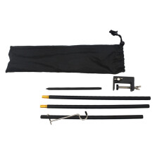 Lightweight Aluminum Camping Lamp Pole with Durable Hanging Stand for Outdoor Hiking and Fishing
