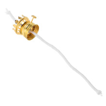Adjustable Metal Kerosene Lamp Burner with Wick Holder for Emergency Lighting and Home Decor