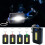 3W Mini LED Keychain Flashlight, Compact Pocket Torch with Triple Lighting Modes, 4 Colors 2