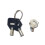Mini Zinc Alloy Gate Lock Set 5 Pack, Secure Latch Design, Bright Finish, Easy Installation 2