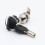 Mini Zinc Alloy Gate Lock Set 5 Pack, Secure Latch Design, Bright Finish, Easy Installation 5