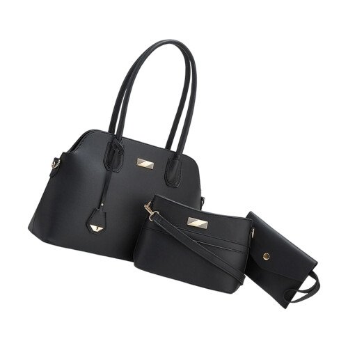 Trendy 2026 Spring Collection Large Capacity PU Underarm-Black