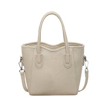 Stylish PU Handheld Shoulder Bag For Women Fashionable-Khaki