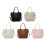 Practical Everyday Women Bucket Bag Shoulder Bag-light brown 2