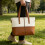 4Pcs Modern Underarm Purse With Zippered Closure-white with red 6