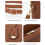 3-teilige stilvolle Unterarmtasche, weiche-Beige 2
