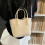 Practical Everyday Women Bucket Bag Shoulder Bag-light brown 7