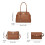Contemporary Structured PU Armpit Bags Shoulder Bags Work-Gray 3