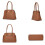 Contemporary Structured PU Armpit Bags Shoulder Bags Work-Gray 6