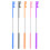 Double Ended Silicone Straw Cleaner Brush Set 2PCS With-blue 2