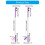 Double Ended Silicone Straw Cleaner Brush Set 2PCS With-blue 4