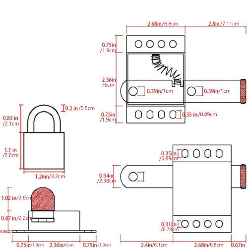 Pair High Security Garage Door Locking Systems with Tamper Proof 2