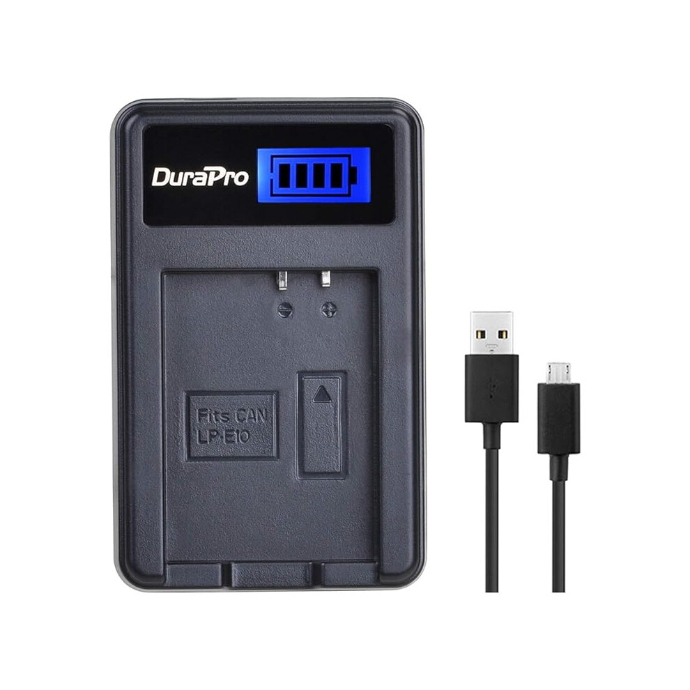 Durapro Lp-E10 Rapid Lcd Battery Charger For Canon Eos 1100D, 1200D, Rebel T3 000600000103