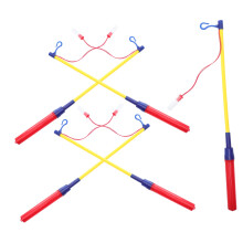 5pcs LED Lantern Handle Poles with Warm Light, Reusable Plastic Sticks for Kids Crafts and Festivals