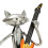 Model A Cat Guitar Iron 27.5x13x7.5cm Color 9