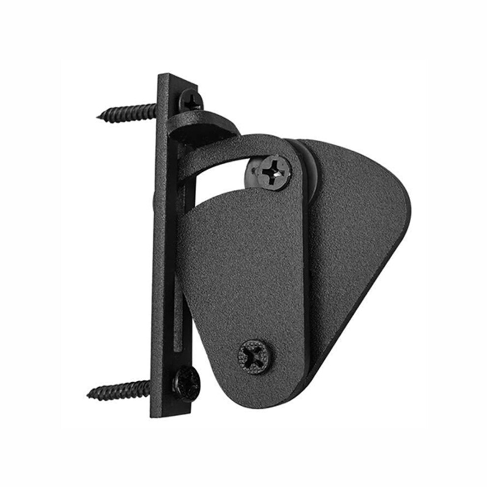 Barn Door Latch Lock Black Carbon Steel RustâResistant Heavy Duty Privacy Sliding Door Lock For Shed And Garage 9771547838821