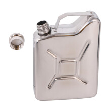 Leakproof Stainless Steel Wine Flask with Sealing Lid, Durable OilBucket Style Outdoor Wine Canteen